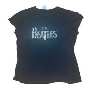 The Beatles Black Graphic Tee for Kids